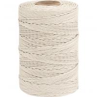 Corda Multifilamento Trançada 4,0mm 4,5kg 405 Metros Branca - 1