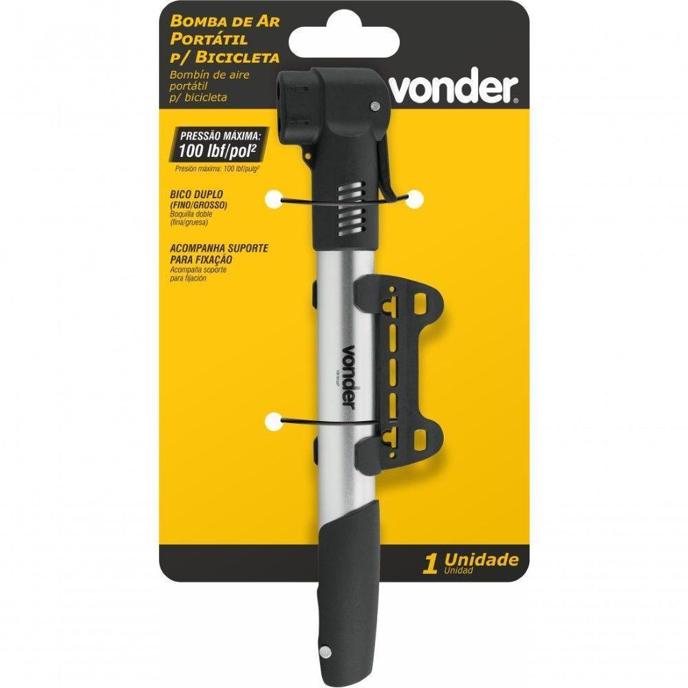 Bomba De Ar Portátil Para Bicicleta Vonder - 2