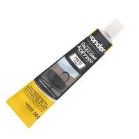 Borracha Silicone Preto 50g Acético Tubete Vonder - 2