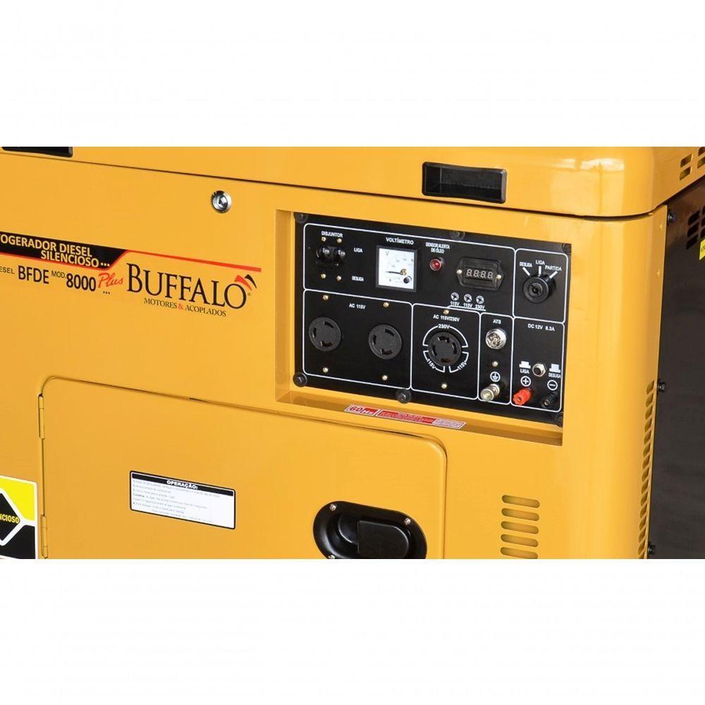 Motogerador Diesel Buffalo 6kva Trif 127- P Elétrica 220V - 3