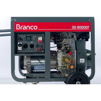 Gerador à Diesel 6,5kva Monofásico P. Elét. Bd8000 Ef Branco