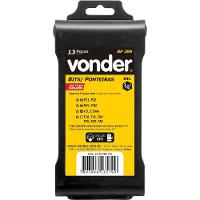 Jogo Bits Ponteiras 1-4 Com 13 Pç Cromo Vanádio Bp389 Vonder - 6