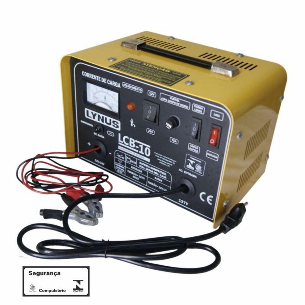 Carregador De Bateria 10a 12-100ah Lcb-10 Lynus 110V - 1