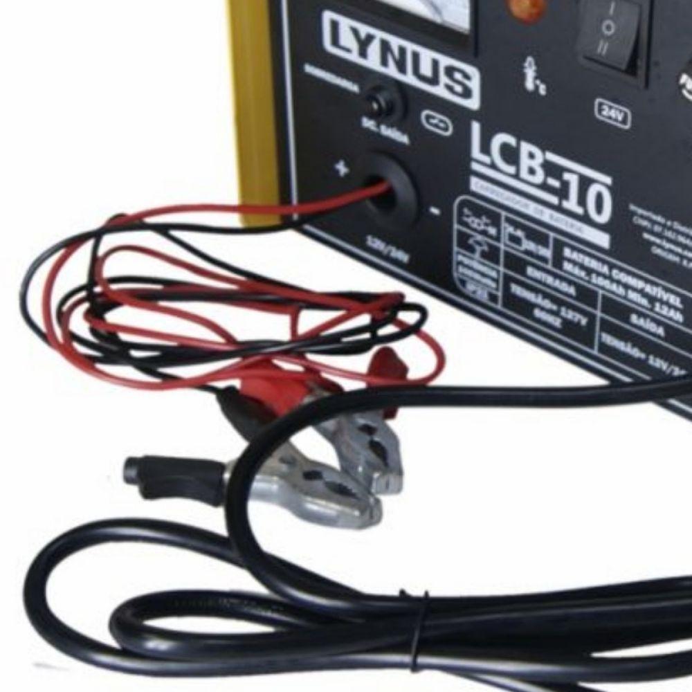 Carregador De Bateria 10a 12-100ah Lcb-10 Lynus 110V - 3