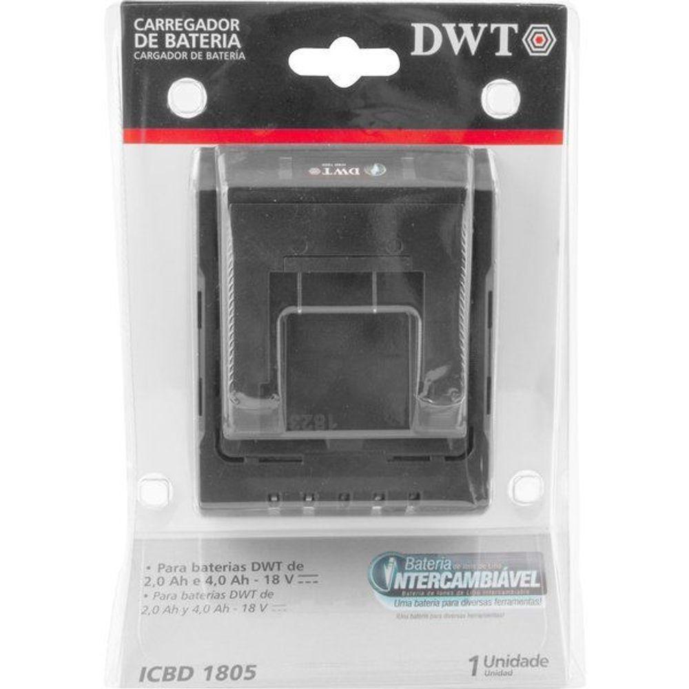 Carregador De Bateria 18V Linha Intercambiável Icbd 1805 Dwt - 1