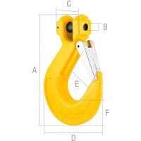 Gancho Clevis 16mm 8,0t Com Trava Uso Industrial Vonder Plus - 2