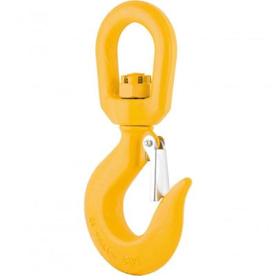 Gancho Olhal Giratório 10mm 3,2t Com Trava Uso Industrial -