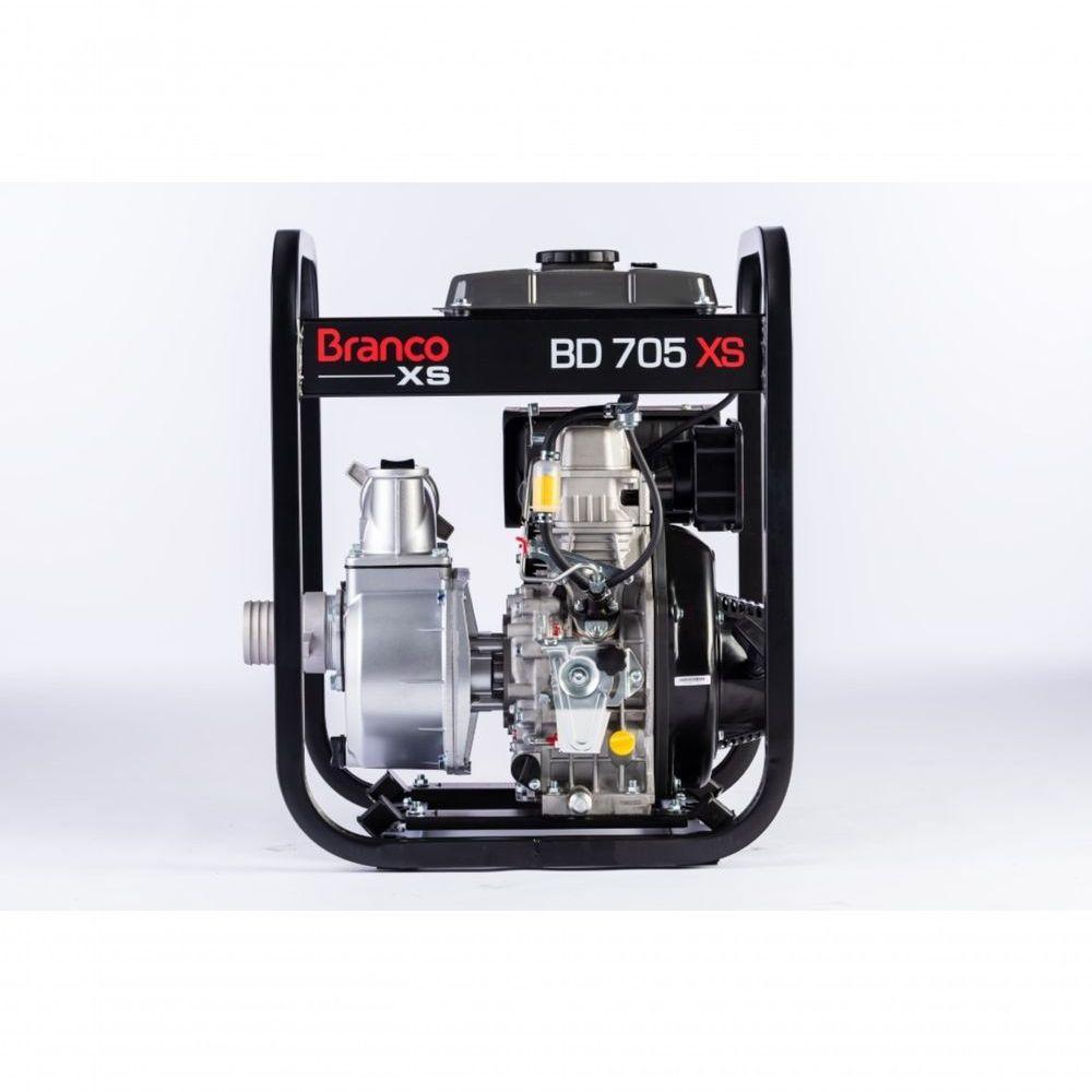 Motobomba Autoesc. Diesel 3'' 7,0cv P. Elét. Bd705e Branco - 1