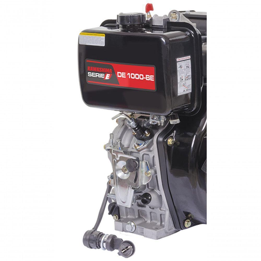 Motor Estac Diesel De-1000be 418cc 10hp P. Elétrica 5,5l - 2