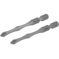 Bits De Torção S2 1-4 N. 2 75mm Com 2 Peças Vonder - 1