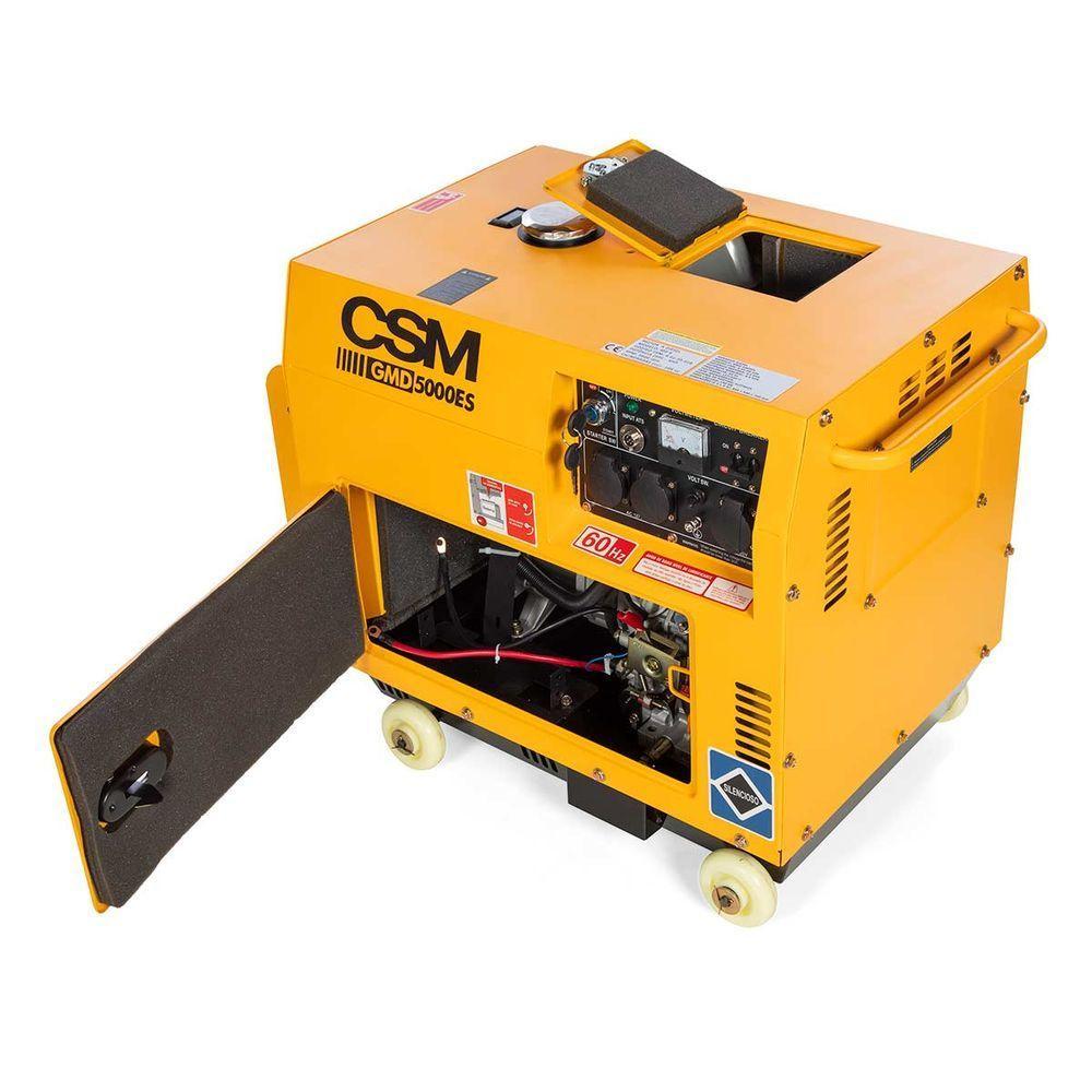 Gerador Portátil à Diesel 4,5 Kva 6hp Mono Gmd 5000es Csm - 3
