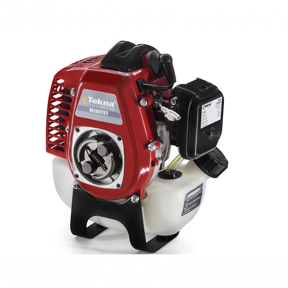 Motor 26 Cc 2t Cor Vermelha Com Embreagem Tekna - 1