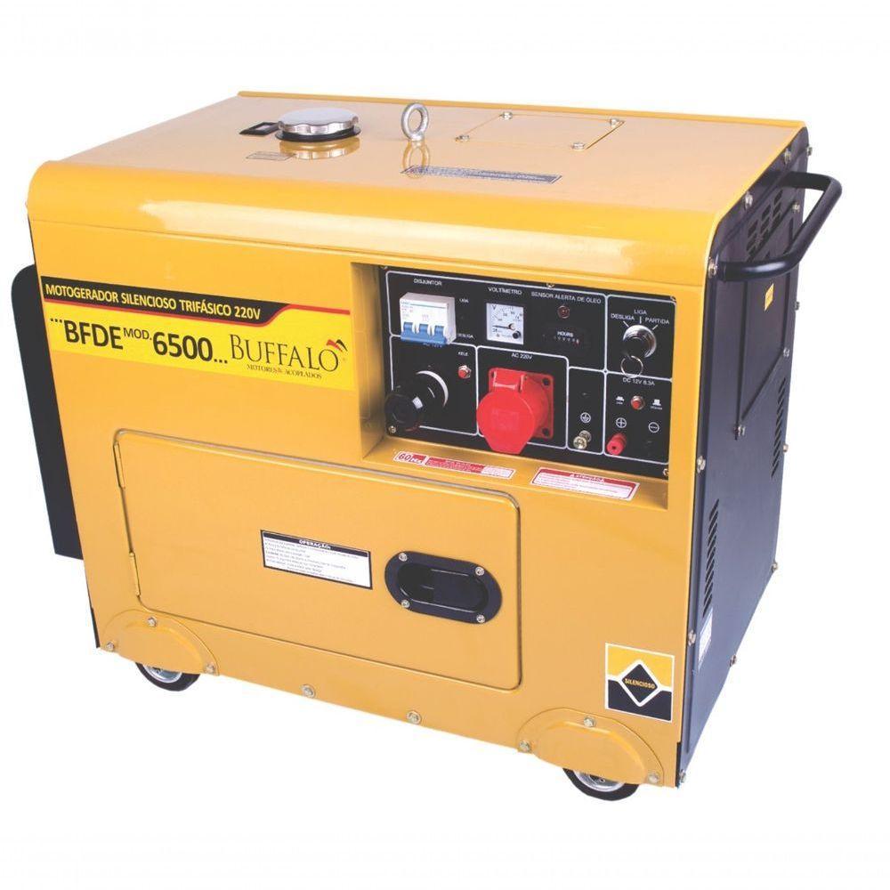 Motogerador Diesel Buffalo 6,3kva Trif 220-380v P Elétrica - 2