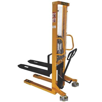 Empilhadeira Manual 2 Toneladas Hidráulica Lynus El-2000 Elevação 1,6m Rodas Alça Freio