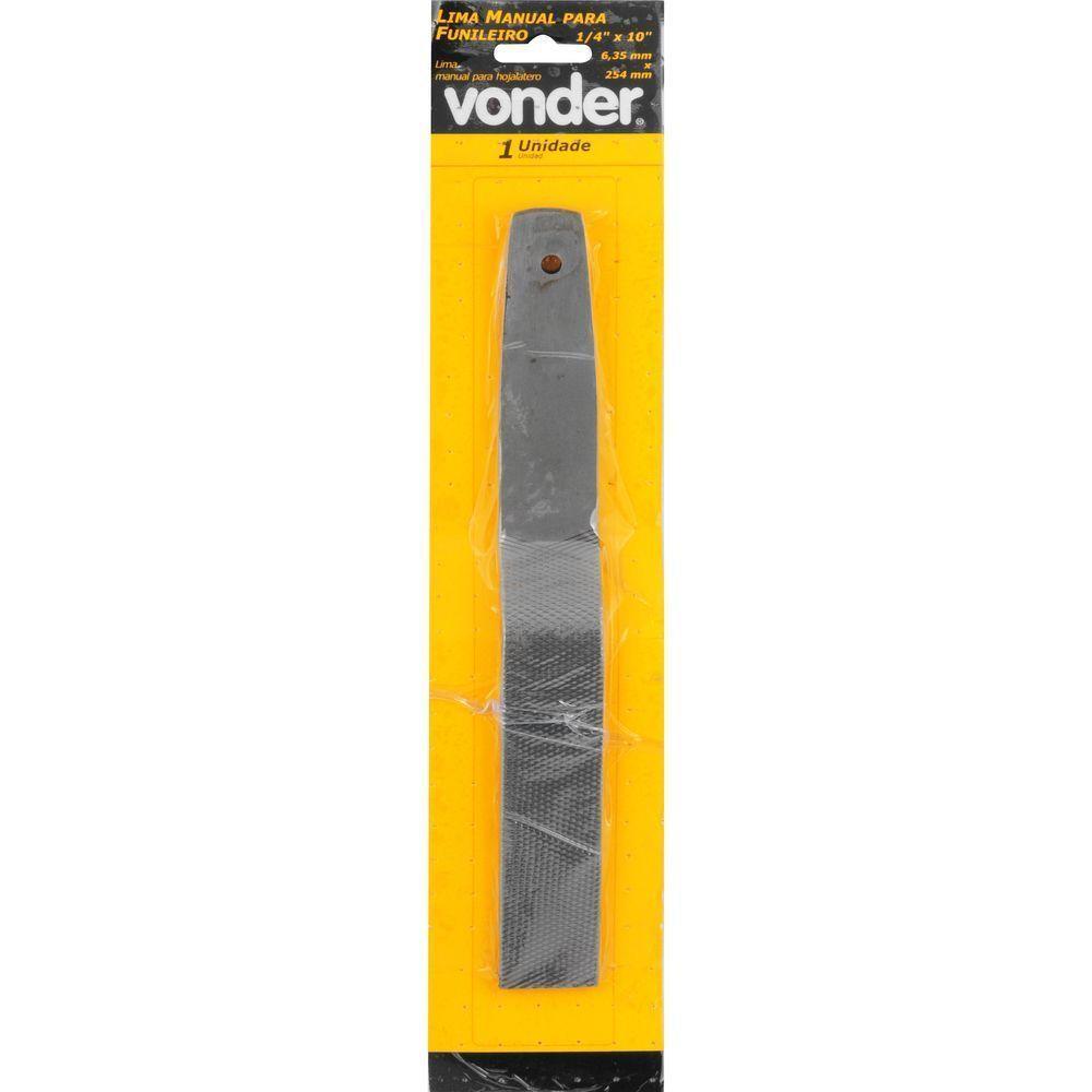 Lima Manual Para Funileiro 1-4'' X 10'' Vonder - 3