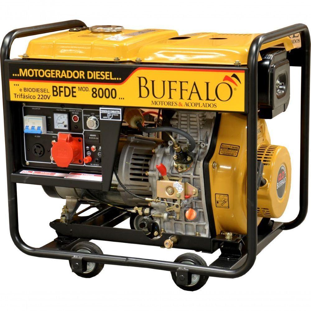 Motogerador Diesel Buffalo 6kva Trif 127- P Elétrica 220V - 2