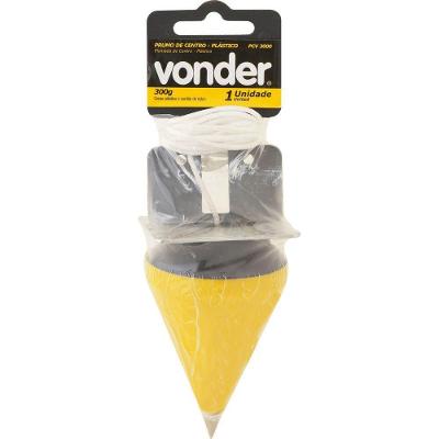 Prumo De Centro 300g Corpo Plástico Vonder
