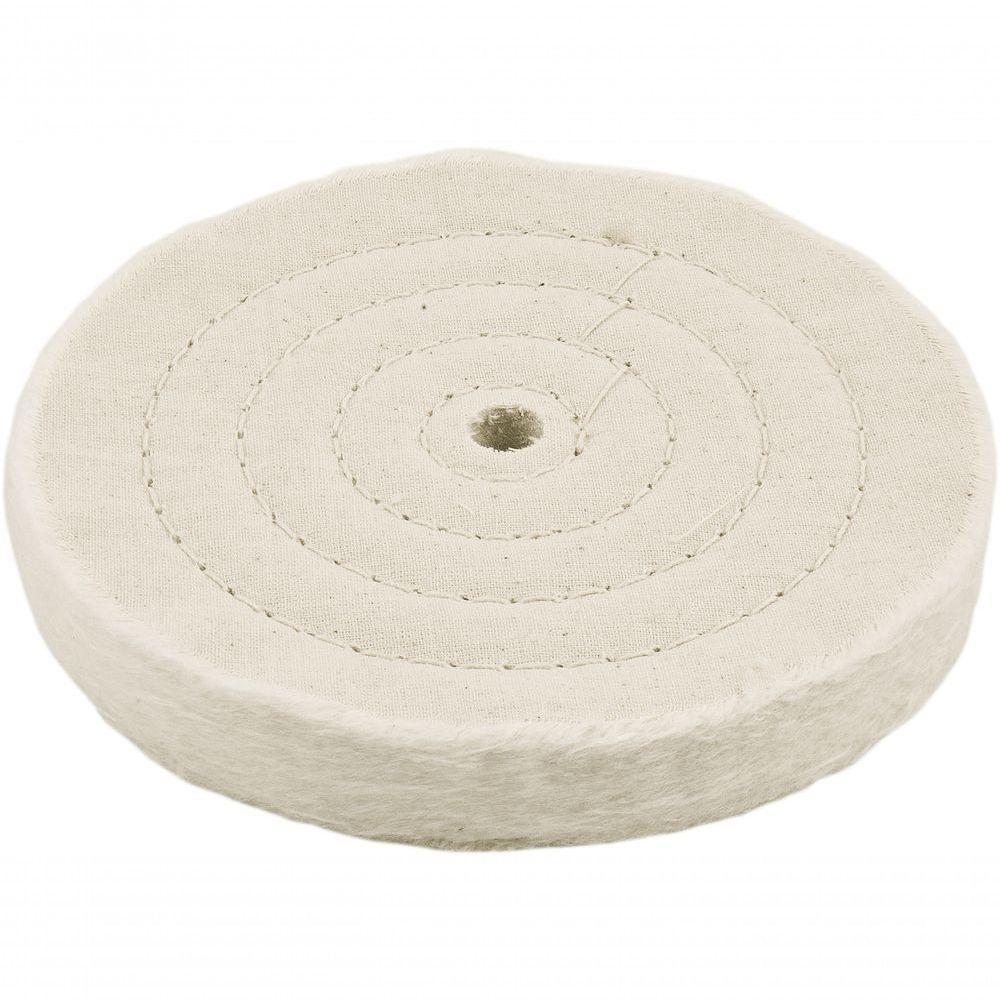Roda De Pano 6x5-8 Furo 10mm Para Polimento Vonder - 1