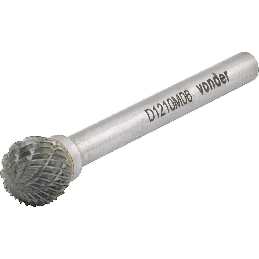 Lima Rotativa Esférica 6mmx6mm Com Haste 3mm Vonder - 1