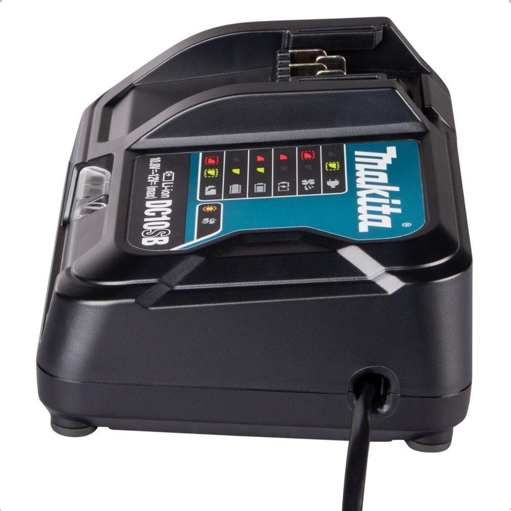 Carregador De Bateria 12V Max Dc10sb Bivolt 197362-6 Makita - 4