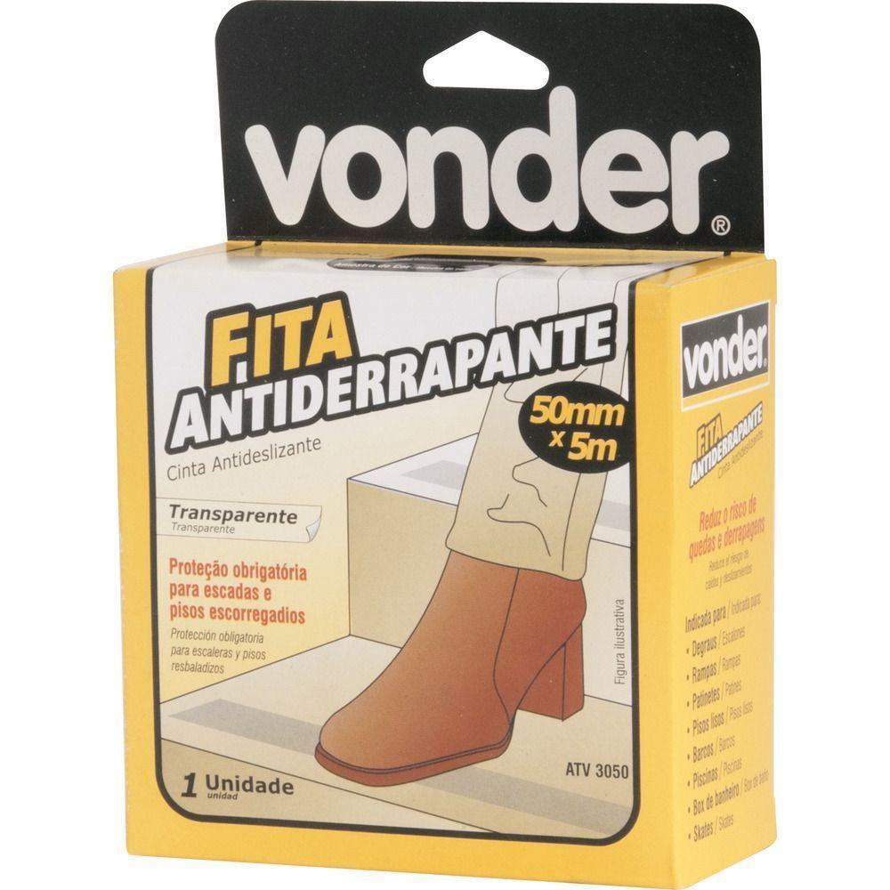 Fita Antiderrapante 50mmx15m Transparente Vonder - 2