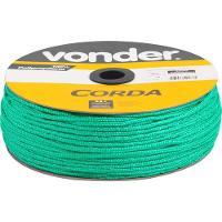 Corda Multifilamentada Trançada 6mmx165m 2,55kg Verde Polipr - 1