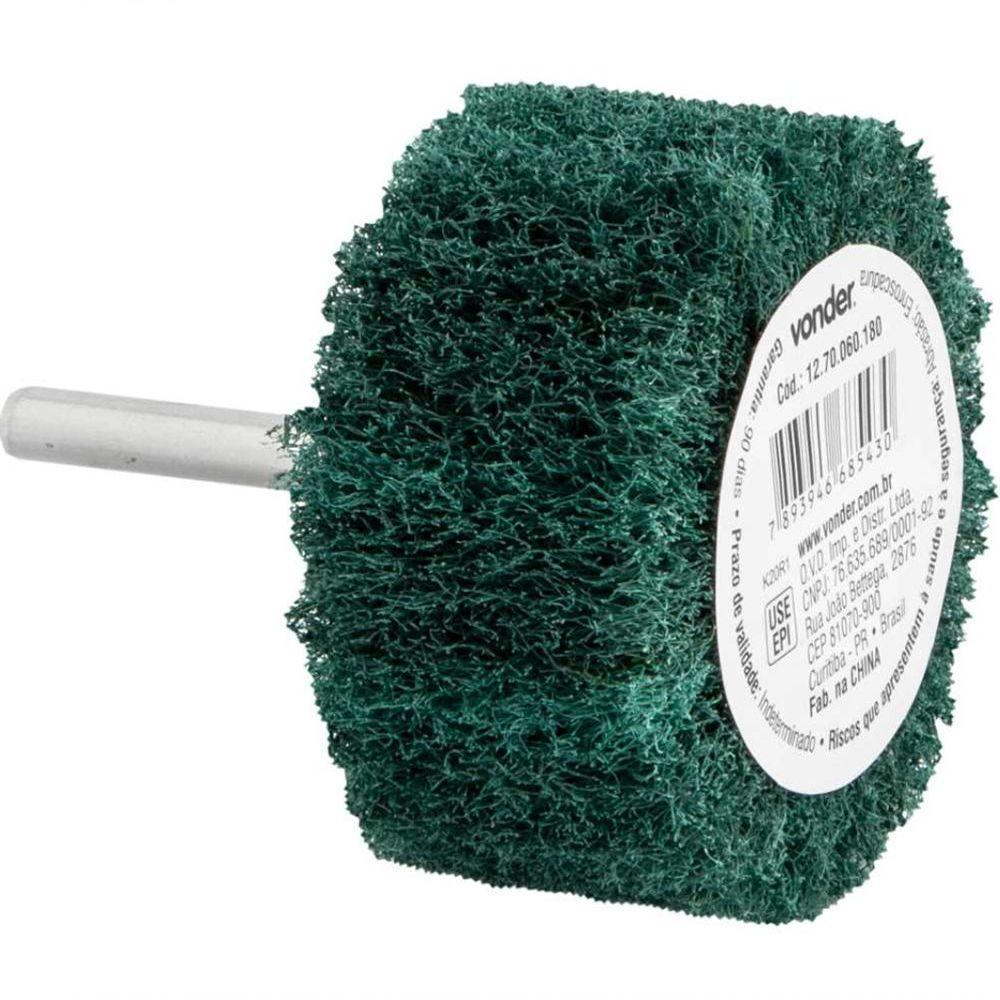 Roda Com Haste Para Acabamento 80x35mm G180 Vonder - 1