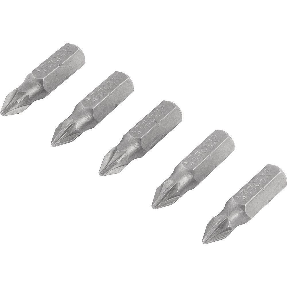 Jogo De Bits Ponteira Pozidrive Com Enc 1-4 Nº 1x38mm Vonder - 1