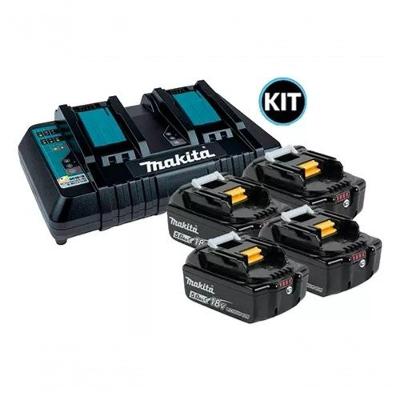 Kit Carregador Dc18rd Com 4 Baterias Bl1850b Makita 220V