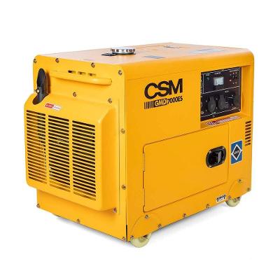 Gerador Portátil à Diesel 6,25 Kva 9 Hp Mono Partida Elétrica Gmd 7000es Csm