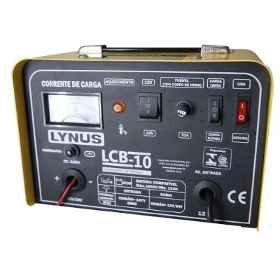 Carregador De Bateria 10a 12-100ah Lcb-10 Lynus 220V