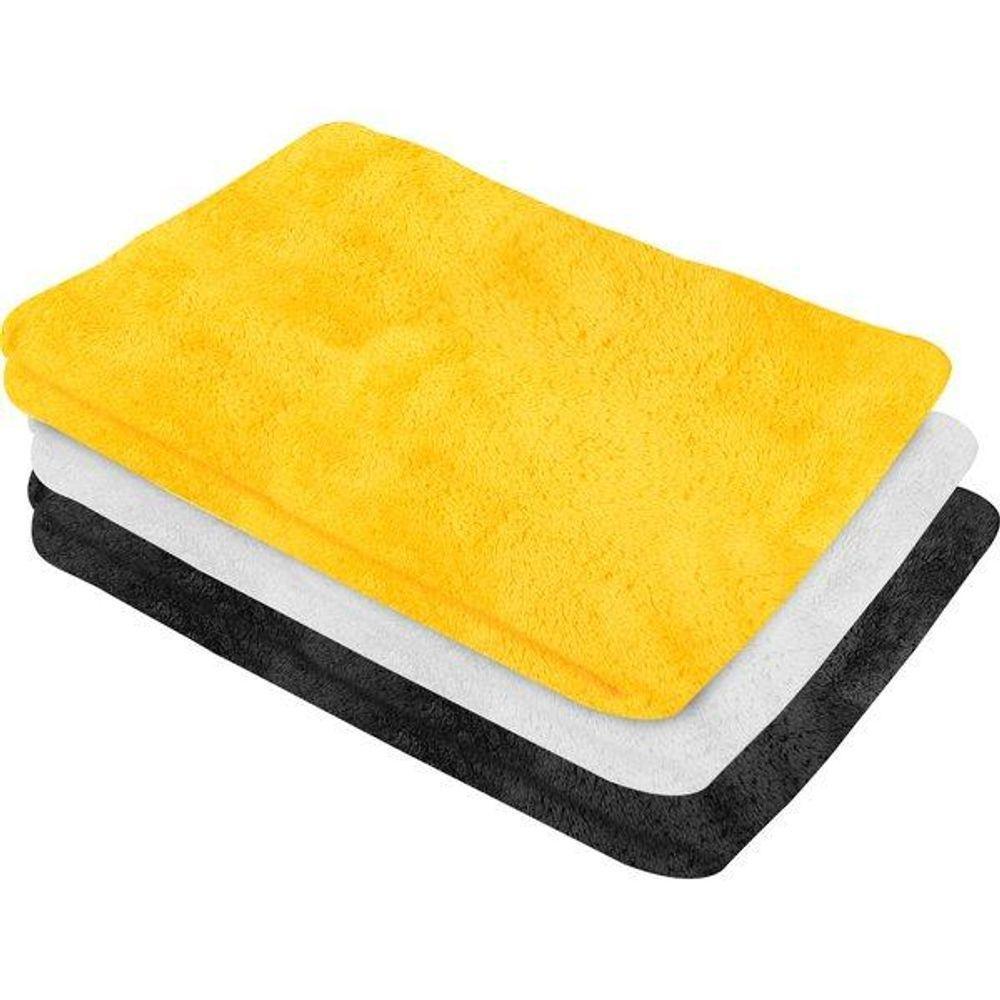 Toalha Microfibra 60x40cm 500gsm 3 Peças Vonder - 1