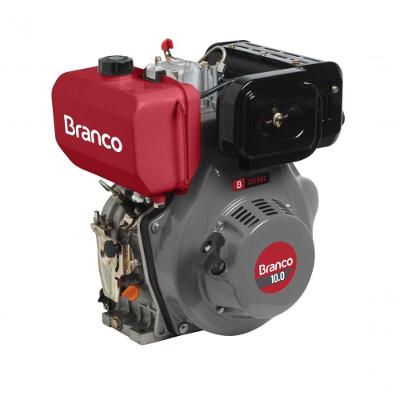 Motor Diesel 10,0cv Eixo H Partida Manual Bd-10.0 Branco