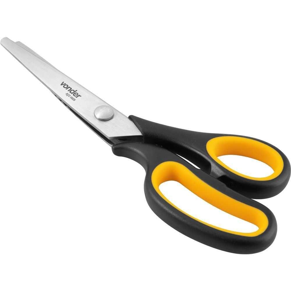 Tesoura De Picotar Com Cabo Plástico Emborrachado Vonder - 2