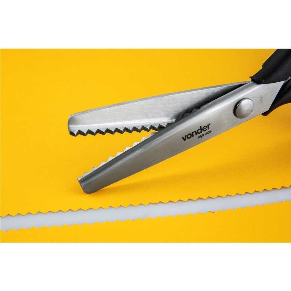 Tesoura De Picotar Com Cabo Plástico Emborrachado Vonder - 5