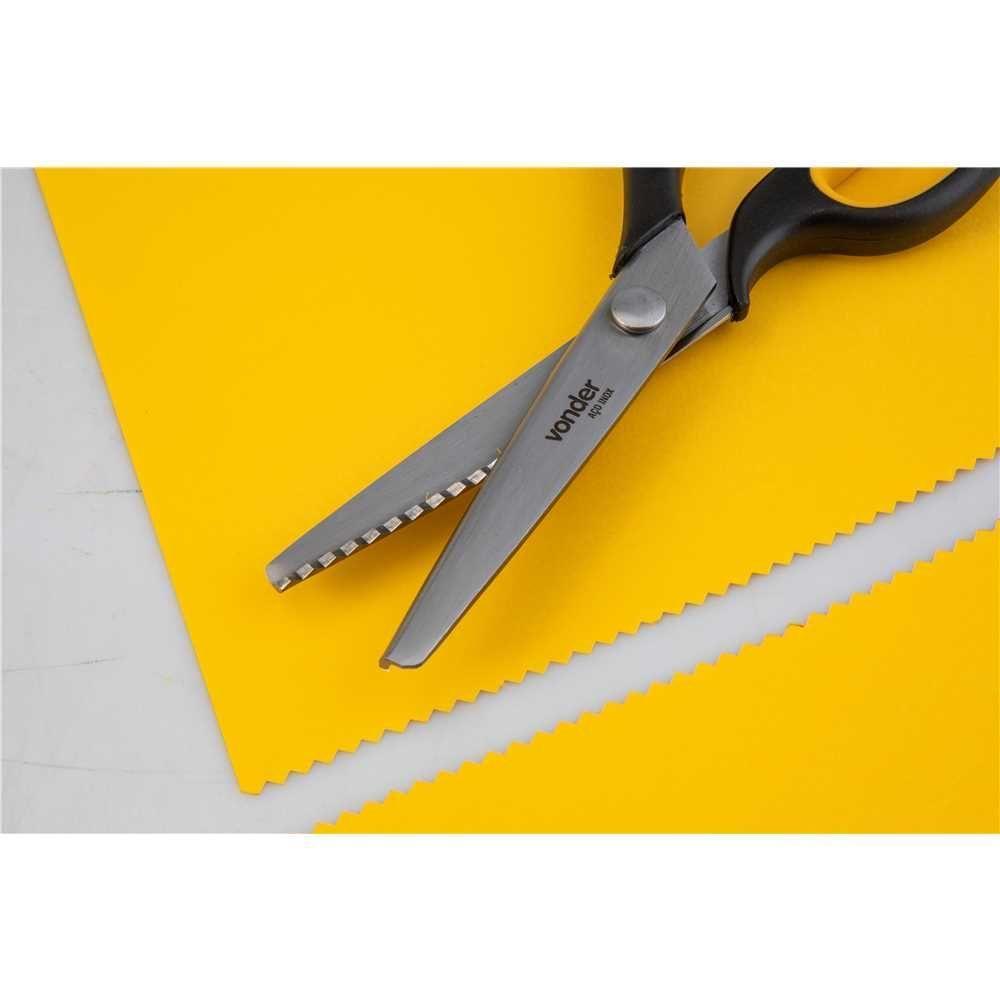 Tesoura De Picotar Com Cabo Plástico Emborrachado Vonder - 6