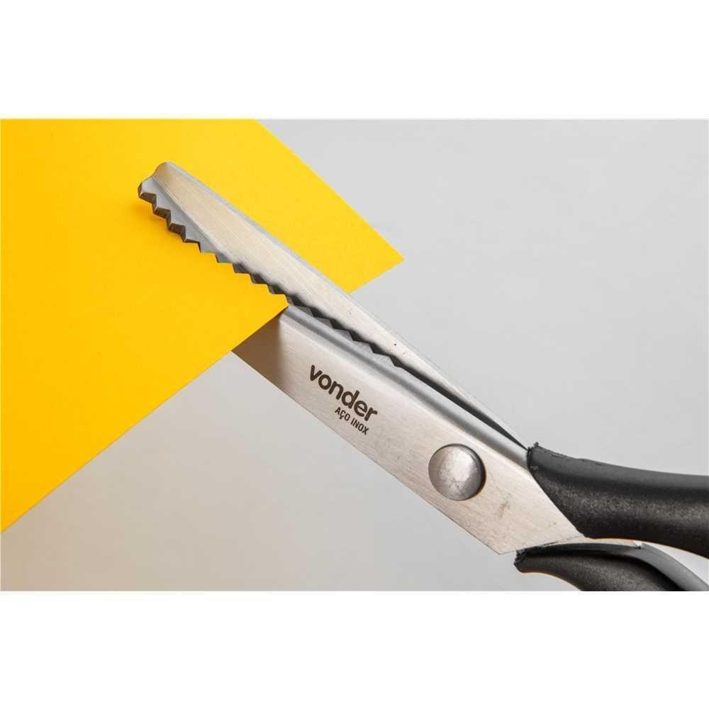 Tesoura De Picotar Com Cabo Plástico Emborrachado Vonder - 8