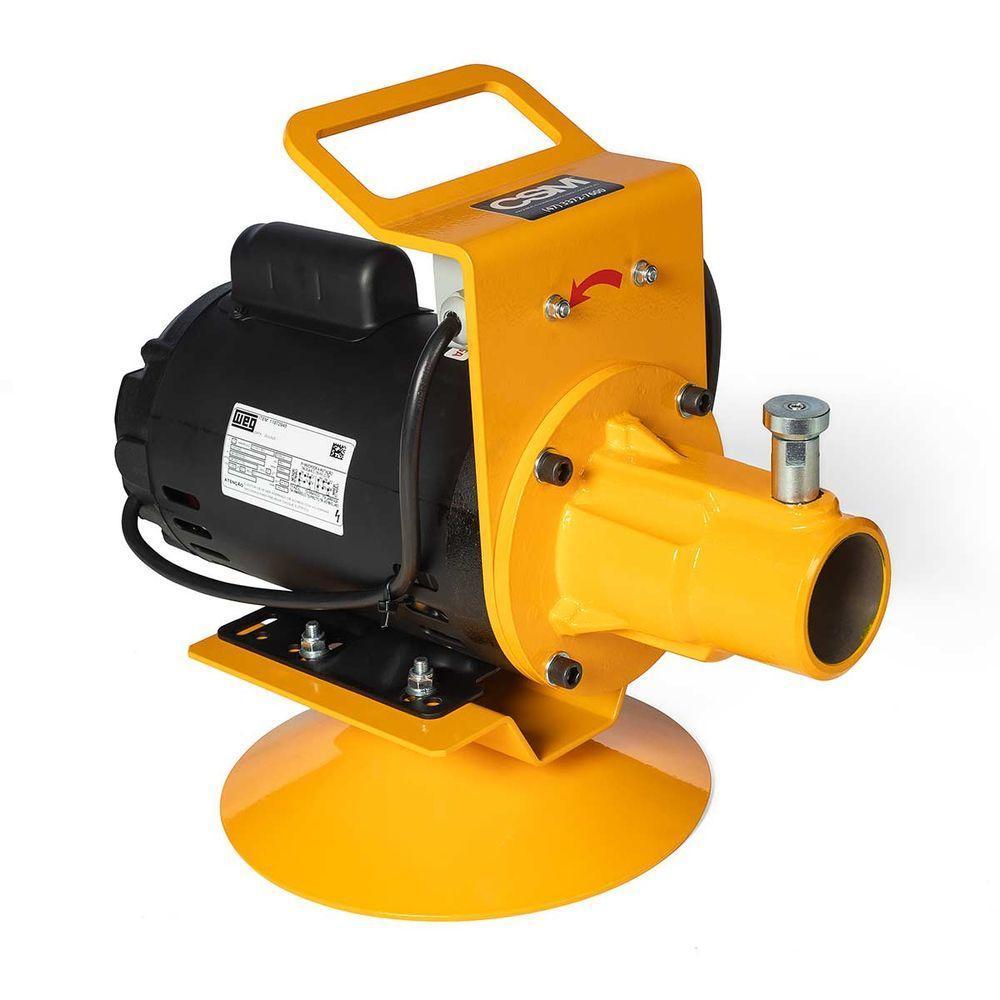 Motor Acionamento Para Mangote 127- 1,5 Cv Base Giratória Monofásico Aberto Ip 44 Csm 220V - 6