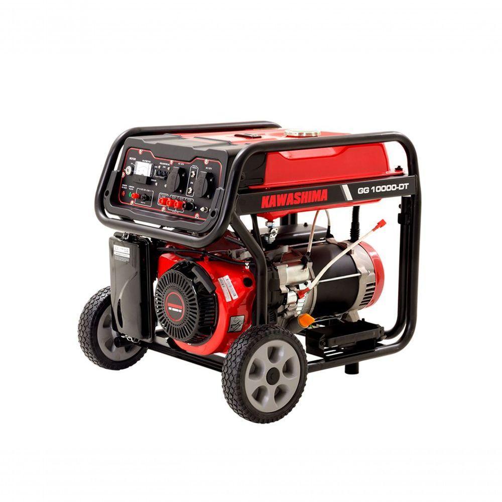 Gerador Gasol Gg10000dt 9,0kw Trif 220- 16hp P. Elétrica 110V - 1