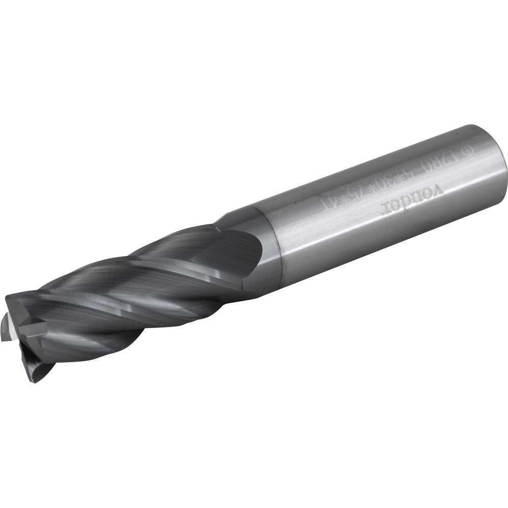 Fresa Topo Metal Duro 12,0mm 4 Cortes Toroidal Vonder - 4