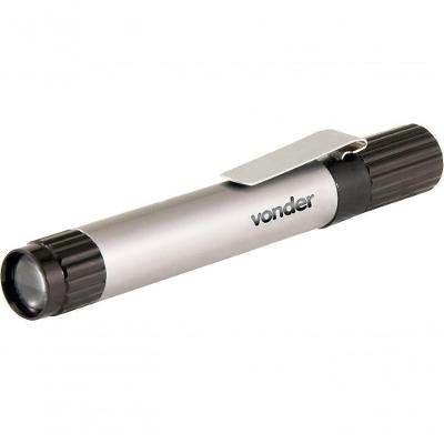 Lanterna Led Ln011 Mini Corpo Aluminio 1aaa Vonder