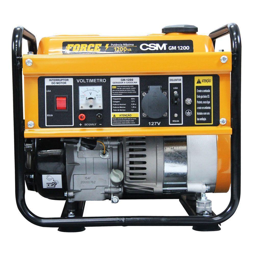 Gerador Portátil Gm Gasolina 1200 220 V Csm - 3