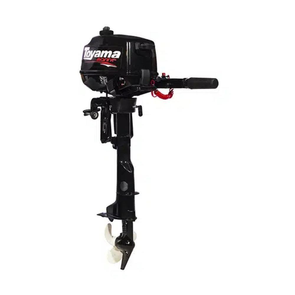 Motor De Popa 3.6hp 2t Rabeta Curta Tm3.6t Toyama - 2