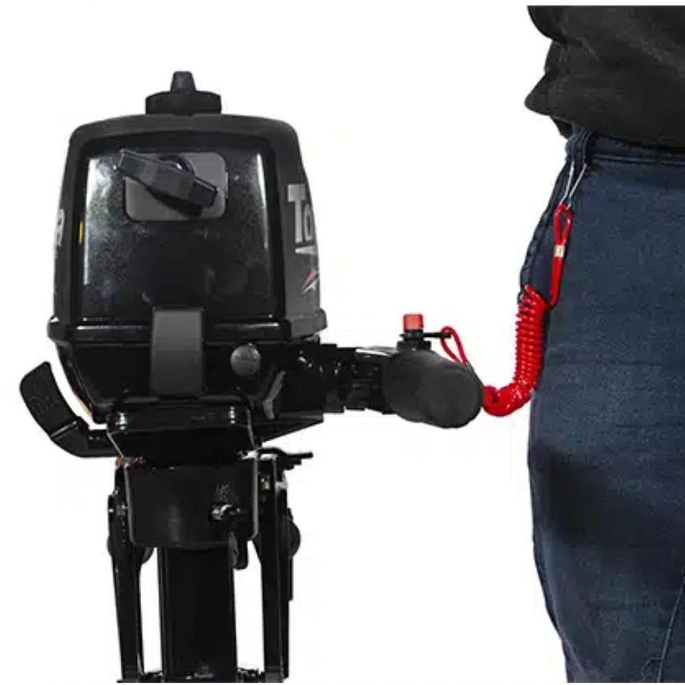 Motor De Popa 3.6hp 2t Rabeta Curta Tm3.6t Toyama - 5