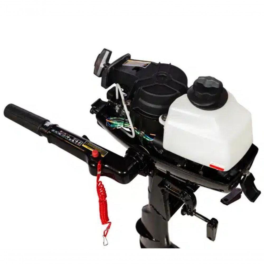 Motor De Popa 3.6hp 2t Rabeta Curta Tm3.6t Toyama - 6