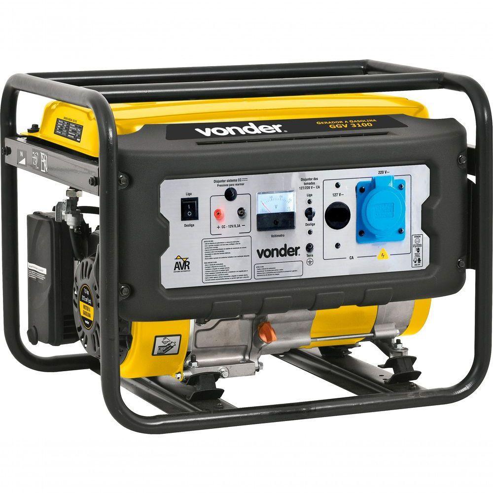 Gerador à Gasolina 7hp 127- 4 Tempos Vonder 220V - 1