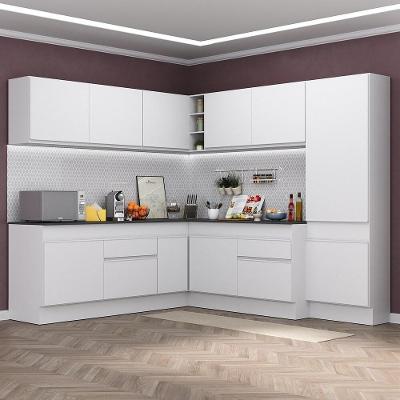 Armário De Cozinha Completa De Canto Mp2102.891 Branco