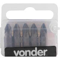 Jogo De Bits Ponteira Pozidrive Com Enc 1-4 Nº 2x25mm Vonder - 3