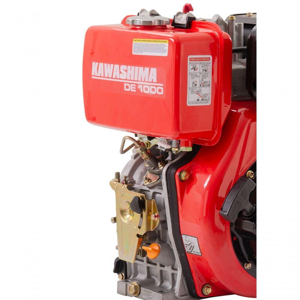 Motor Estac Diesel De-1000 406cc 10hp Refrigerado A Ar 5,5 L - 2