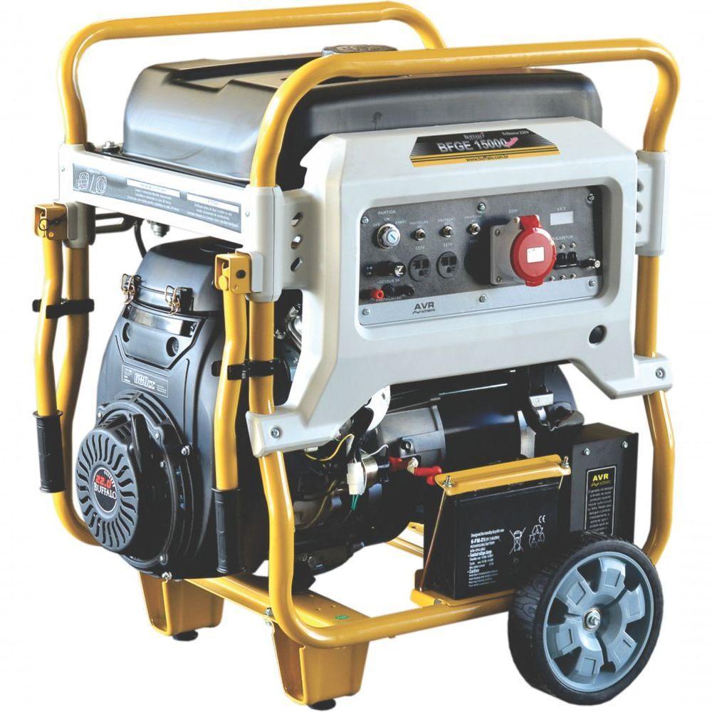 Motogerador Gasolina Buffalo Master 15kva Trif P Elét 220V - 3